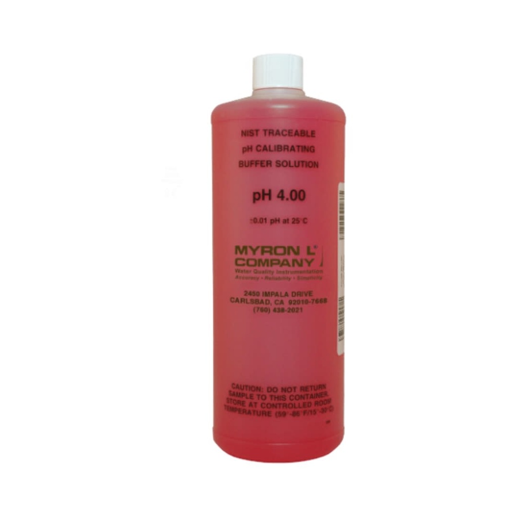 BUFFER SOLUTION MYRON L (MYRON L COMPANY / PH 4 QT)