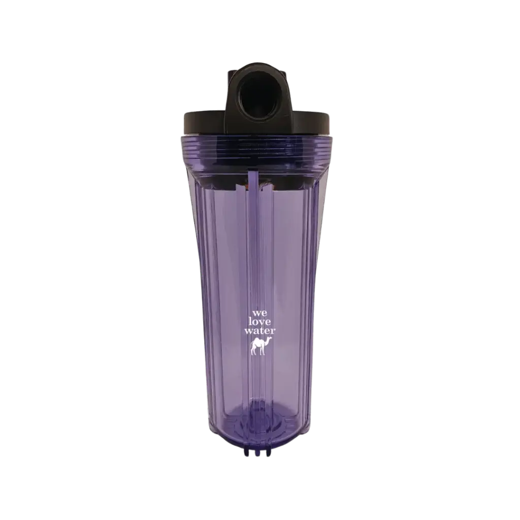 CARCASA 2,5X10 CONEX 3/4" TRANSPARENTE (HYDR / HF3-10CLBK34 2.5X10 CONEXIÓN 3/4 PULGADAS)