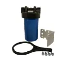 PORTA FILTRO BIG BLUE 4.5X10 CONEXION 1" ROSCA METÁLICA CON SOPORTE