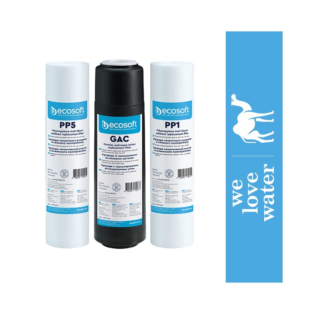 [1627923139588] PACK FILTRO OSMOSIS DOMESTICA (ECOSOFT / CPV3ECOSTD CPV3ECOSTD)
