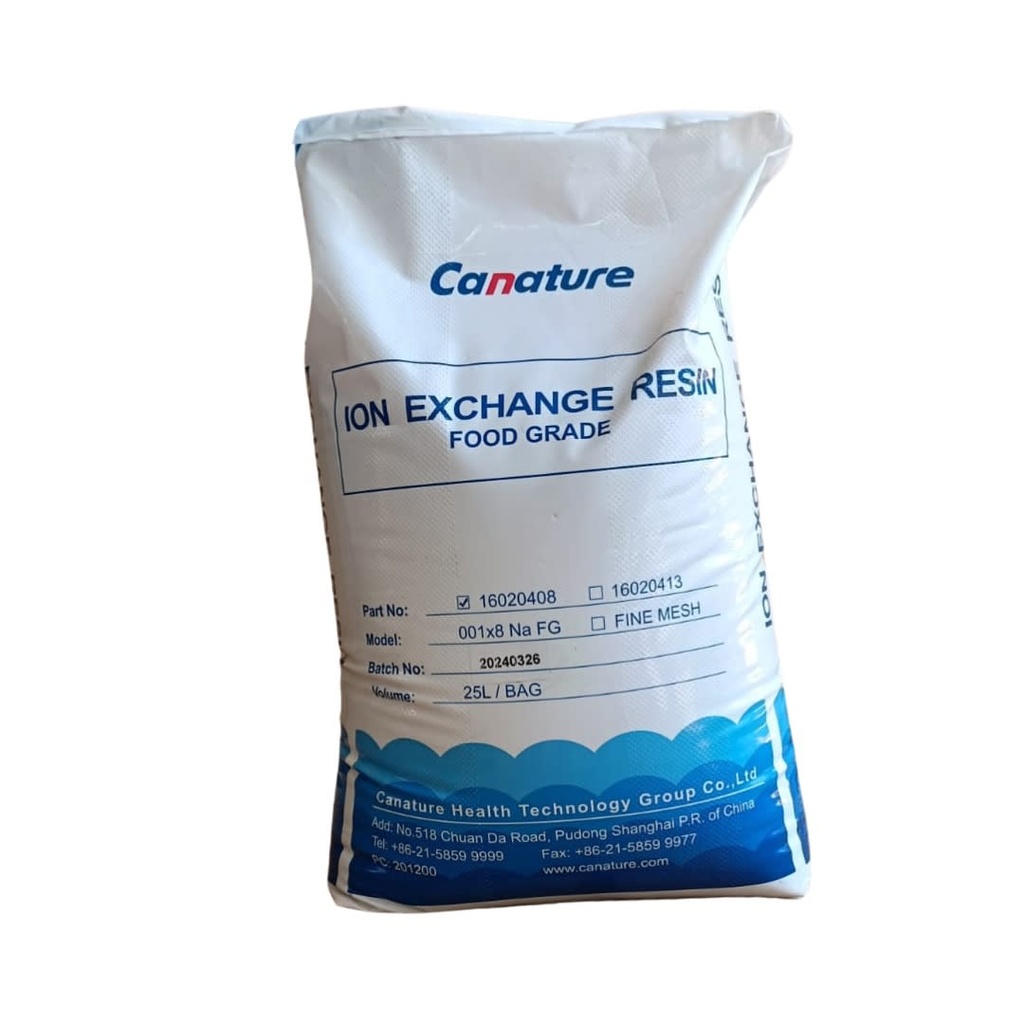 RESINA DE INTERCAMBIO IONICO SACO 25L (WE LOVE WATER / CN)