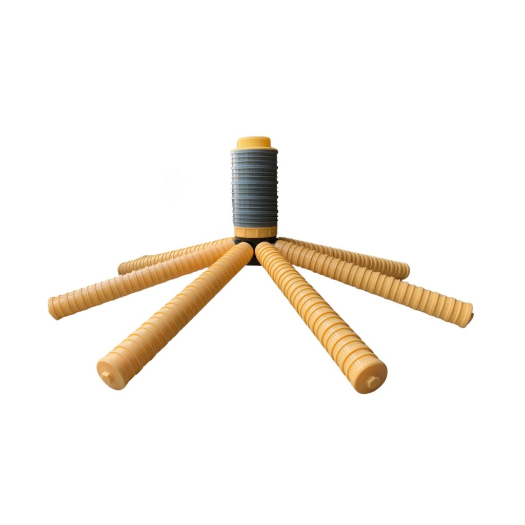 TOBERA JD1305 NEW BOTTOM MOUNT 8 LATERALS (WE LOVE WATER / 6" FLANGE, 48" OD90MM JD1305 8 LATERALES)